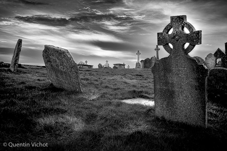Cimetière irlandais (Clonmacnoise)